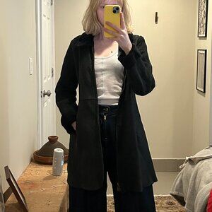 Sheepskin and fur coat